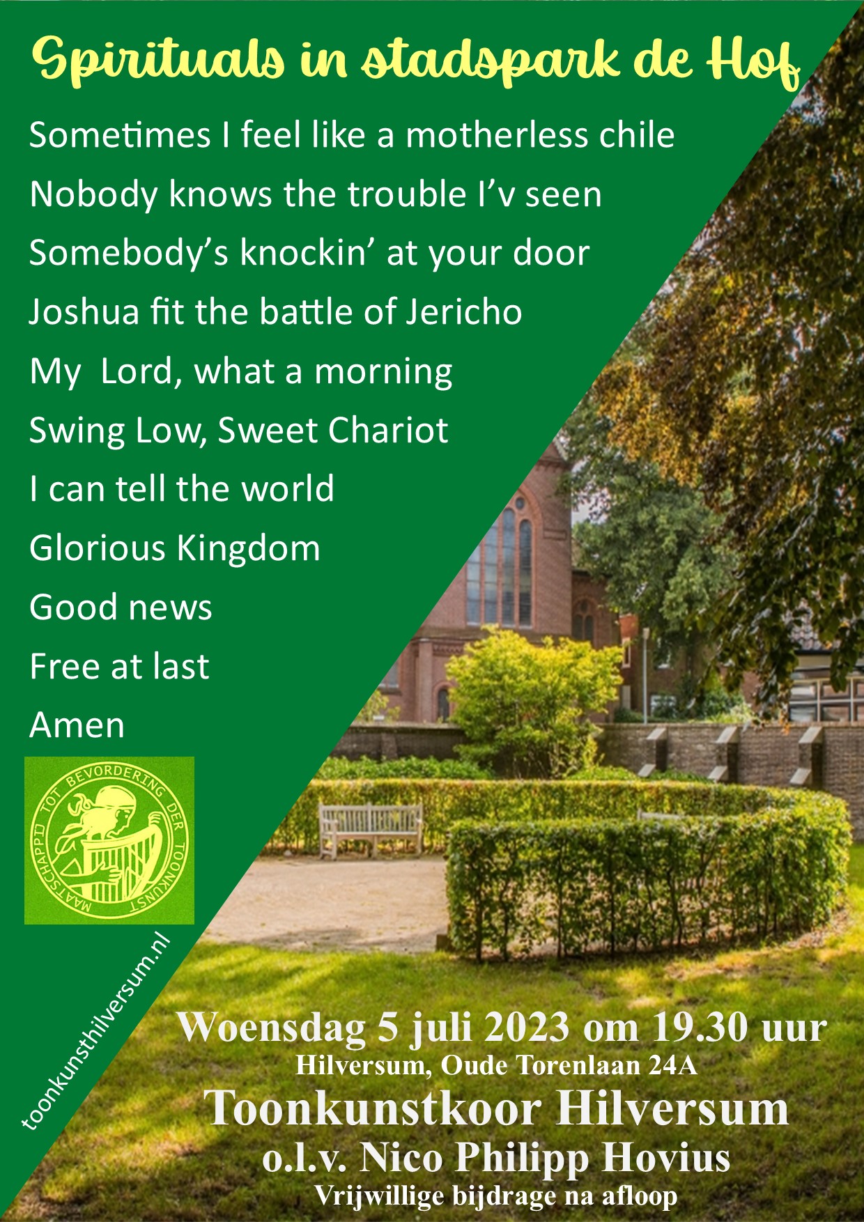 affiche De Hof 5 juli 2023