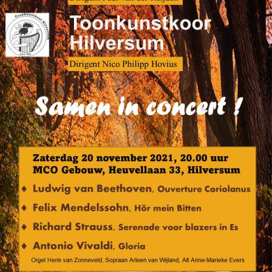 Twee Hilversumse muziekverenigingen samen in concert